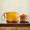 Outdoor camping tea making Yanhe Aoyama bird travel tea set activities business meeting souvenir