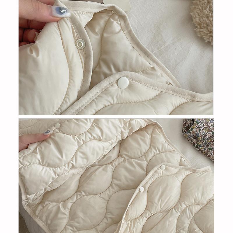 Îmbrăcăminte exterioară pentru copii Puf Băieți Fete Toamnă Iarnă Jachetă Caldă Paltoane Simple pentru Copii Rezistente la Vânt