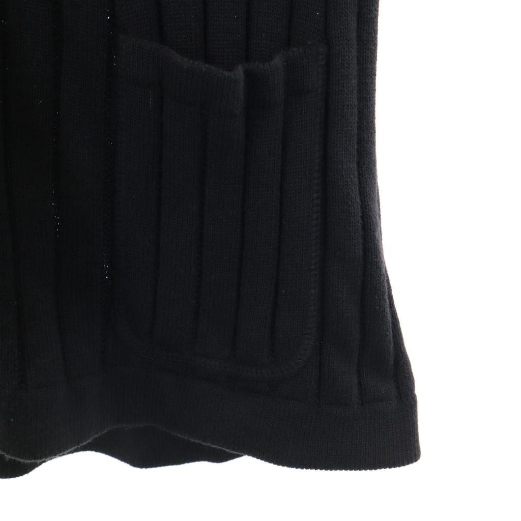 Emporio Armani 90s Made In Italy Old Long Sleeve Knit Cardigan 48 Black Men's Used