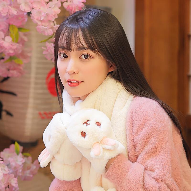 Women's Winter Fleece Lined Flip-Top Convertible Gloves