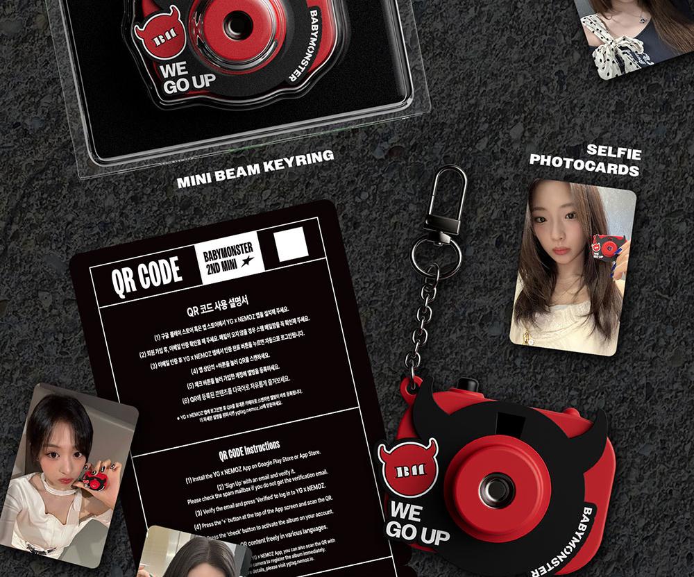 (Δοκός / Καρτ ποστάλ έκδ.) BABYMONSTER [WE GO UP] 2ο Μίνι Άλμπουμ