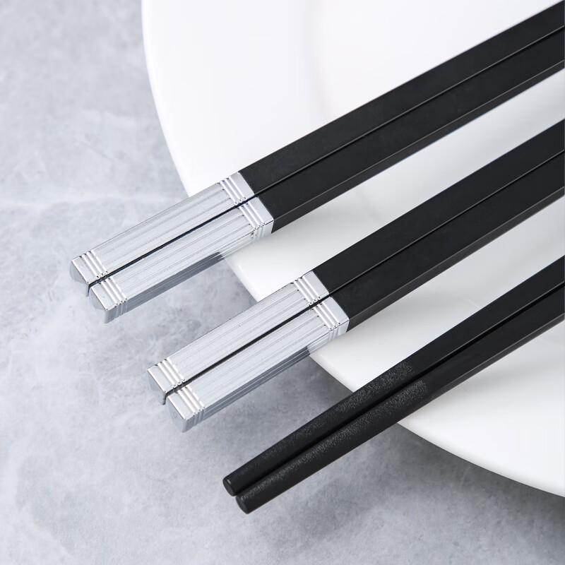 

Ruhan High-End Silver-Head Alloy Chopsticks