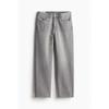H&M Lockere Jeans Denim Grau