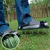 1 Pair Garden Nail Shoes Grass Loose Soil Lawn Aerator Sandals Nail Shoes Yard Garden Tool Cultivator Scarification Shoes
