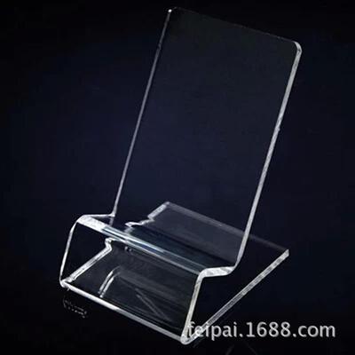 Support Universel Transparent en Acrylique pour Téléphone Portable pour Bureau