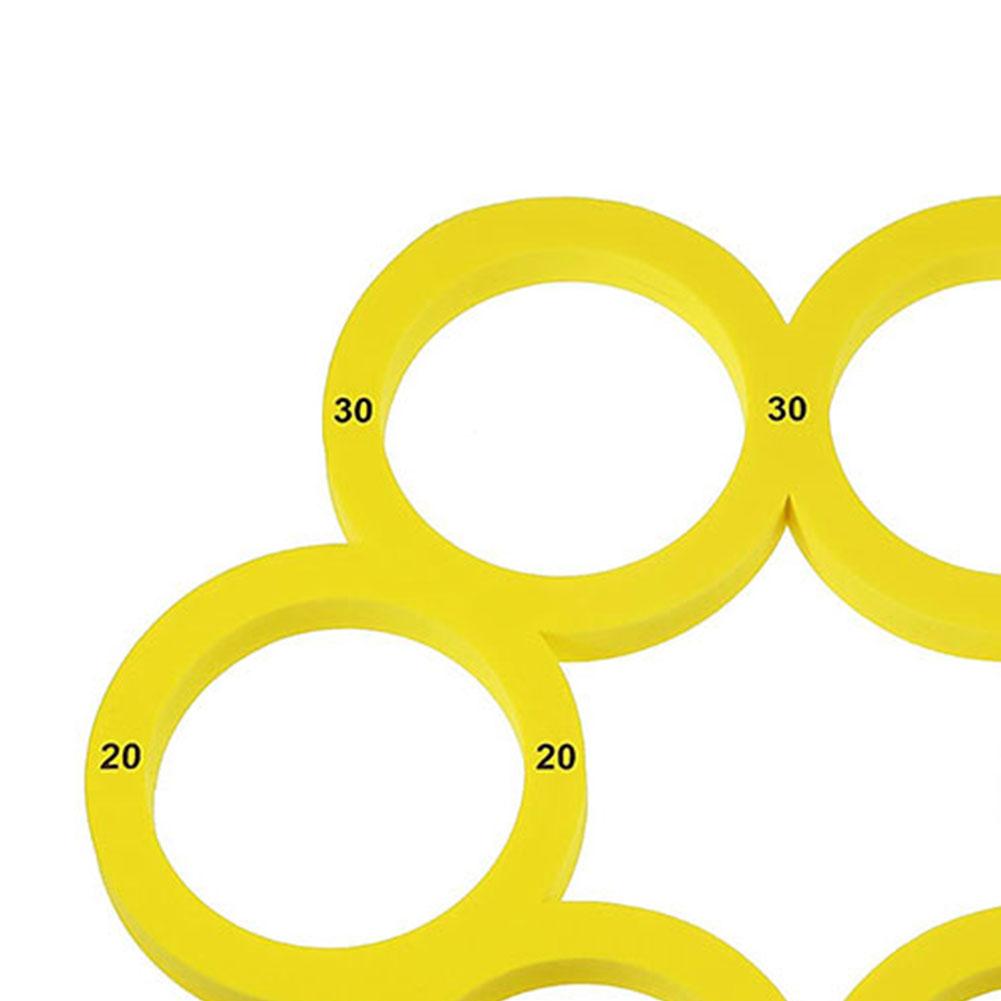 Water Sports  with 10 Rainbow Balls Floating Pool Water  Floating  Ring for Kids Adults Swimming Pool Water Game