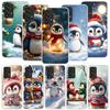 Weihnachten Pinguin Handyhülle für Samsung Galaxy A17 A16 A15 A14 A13 A57 A56 A55 A54 A53 A37 A36 A35 A34 A33 A26 A25 A24 A23 Gala