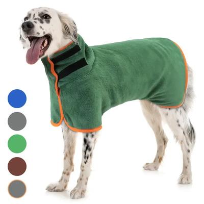 Hundebademantel, Handtuch, Haustier-Mikrofasermaterial, schnelltrocknend, super saugfähig, Hundebad für kleine, mittelgroße und große Hunde und Katzen