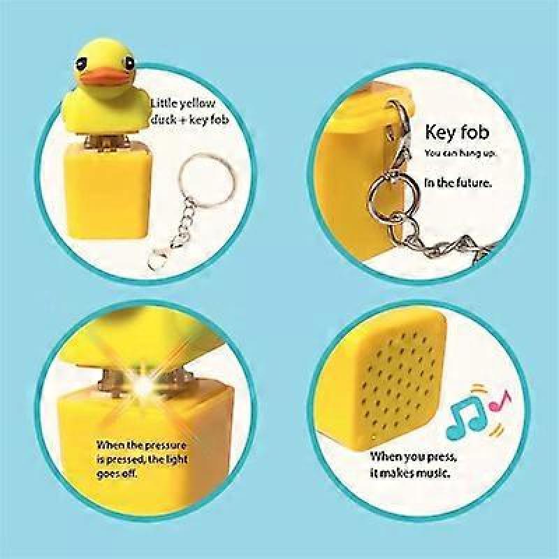 Enten Spielzeug Schlüsselanhänger Ducky's Schlüsselanhänger Stressabbau Angstlinderung Sensorisches Spielzeug