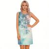 Sleeveless Floral Print Dress for Women with Tear Away Design Suitable for Post Shoulder Surgery Recovery Casual Loose Fit