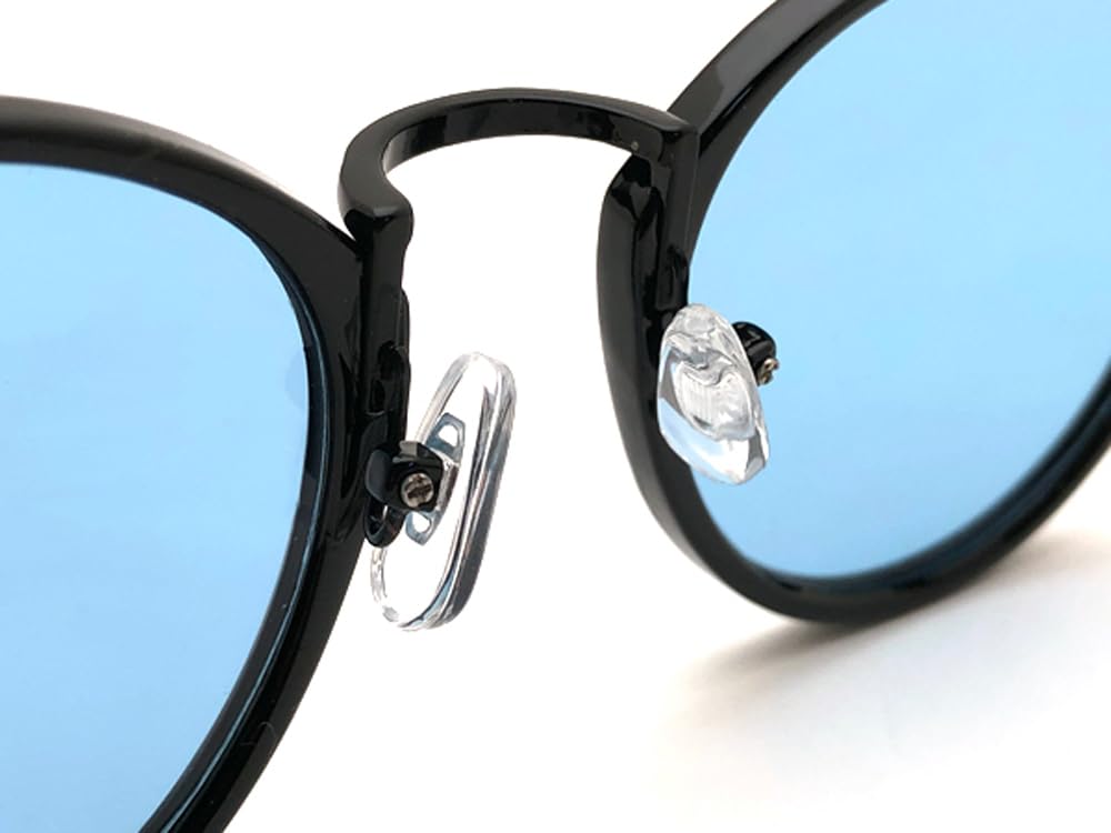 POLARIZED BOSTON SUNGLASSES Boston BLACK x LIGHT BLUE [SPEED ADDICT] (Polarized Sunglasses)