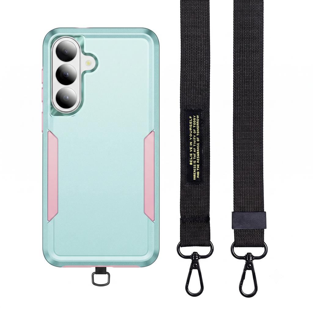 Coque Armure Protectrice avec Dragonne Étui Téléphone pour Samsung Galaxy A57 5G A17 A37 A 57 37 17 GalaxyA57 Coques Double Couche