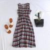 Plus Size Floral Print Maternity Dress - Fashionable Summer Slimming Mid-Length Skirt for Middle-Aged Women