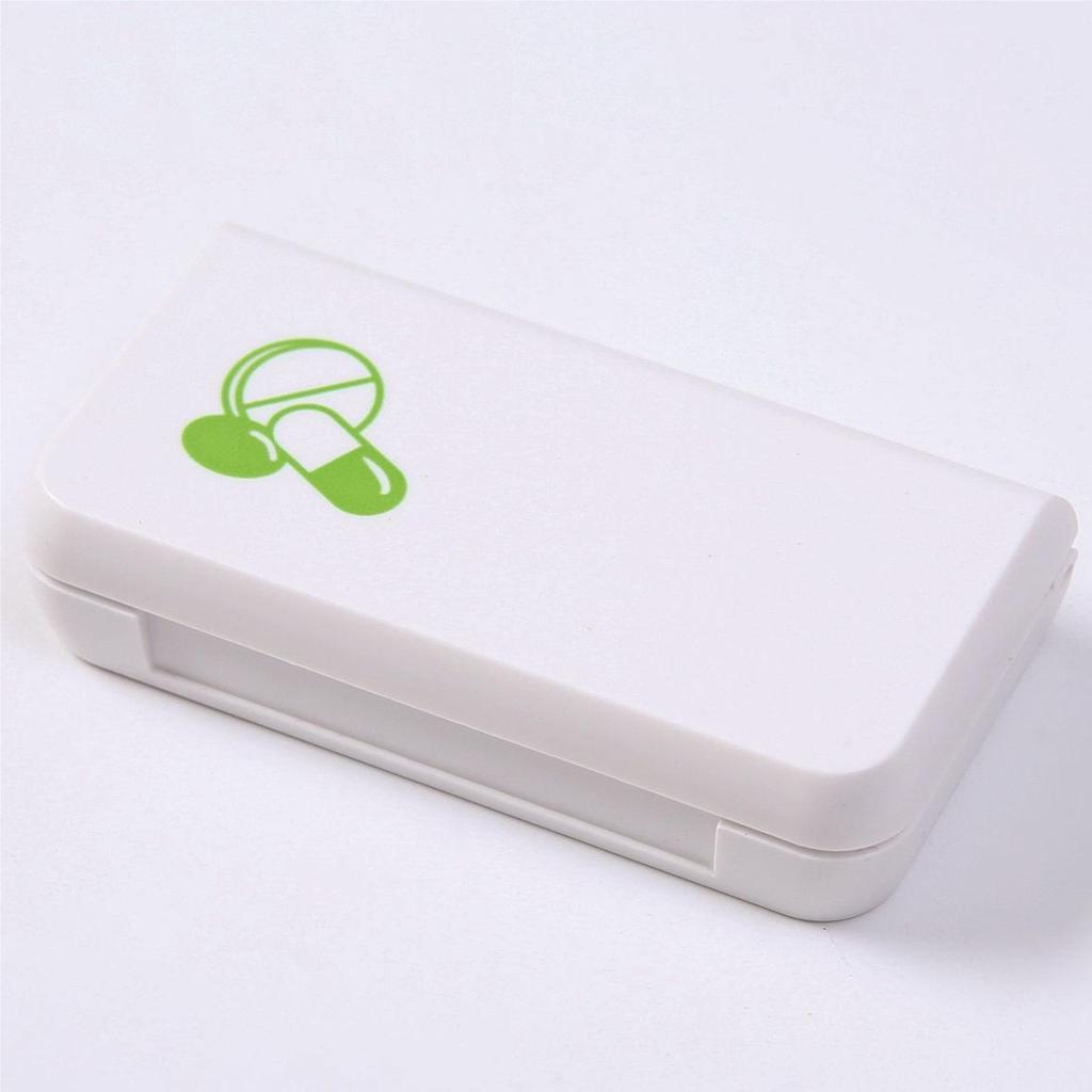 Compact Travel Pill Organizer: 3-Compartment, 7-Day Tablet & Capsule Dispenser Box