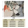Soft Warm BlanketStudents Travel Chinese Style Crane Throw Blanket Flannel Bedspread For Couch Bed Novelty Sofa Bed Cover