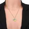 Stainless Steel Ukraine Map Pendant Necklace Ukraine Outline Jewelry Gift