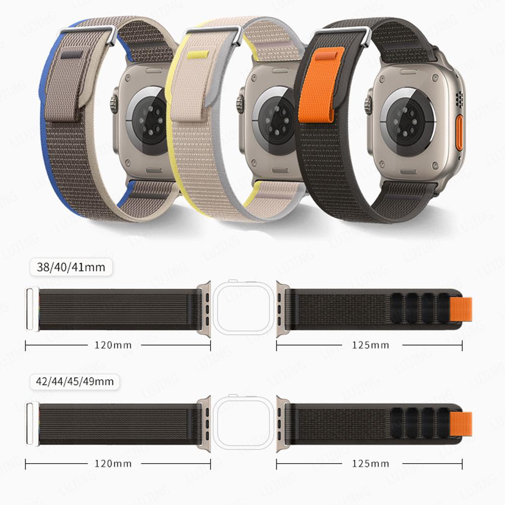 Trail Loop For apple watch band 49mm 44mm 40mm 45mm 41mm 42mm 38mm correa bracelet iWatch Ultra series 8 se 7 6 5 3 strap