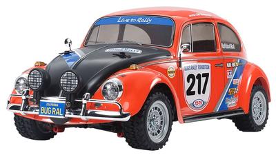 Tamiya XB serijos XB Volkswagen Beetle Rally Painted Pilnas modelis su Propo 57917 1/10 Nr.217 (MF-01X važiuoklė)