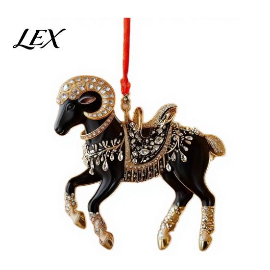 White Sheep Christmas Tree Decorations 2D Acrylic Keychain, Lamb Pendant for Car Rearview Mirror, Seasonal Home Ornament Backpack Bag Charm,