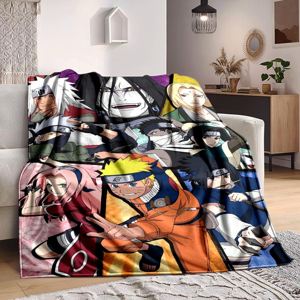 1Pc Naruto Legacy Heroes Blanket Soft And Comfortable Casual Warm Camping Travel Christmas Halloween Xmas Gift M92813