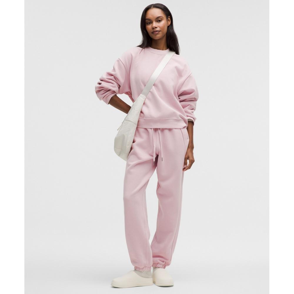 Lululemon Women S Steady State Crew Porcelain Pink