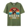 Vintage Boxer Dog Tshirt Dog Owner TShirt Unisexs 100 Cotton Designer TShirts Streetwear Unisex Tee Casual