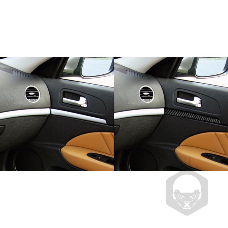 Carbon Fiber Car Accessories Door Decorative Panel Modified Interior Trim Cover Soft Sticker For Alfa Romeo 159 2005-2025