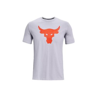 Grafische Print Losse Pasvorm Ronde Hals American Vintage Korte Mouw T-shirt Heren Tops Lichtgrijs 1361733-011