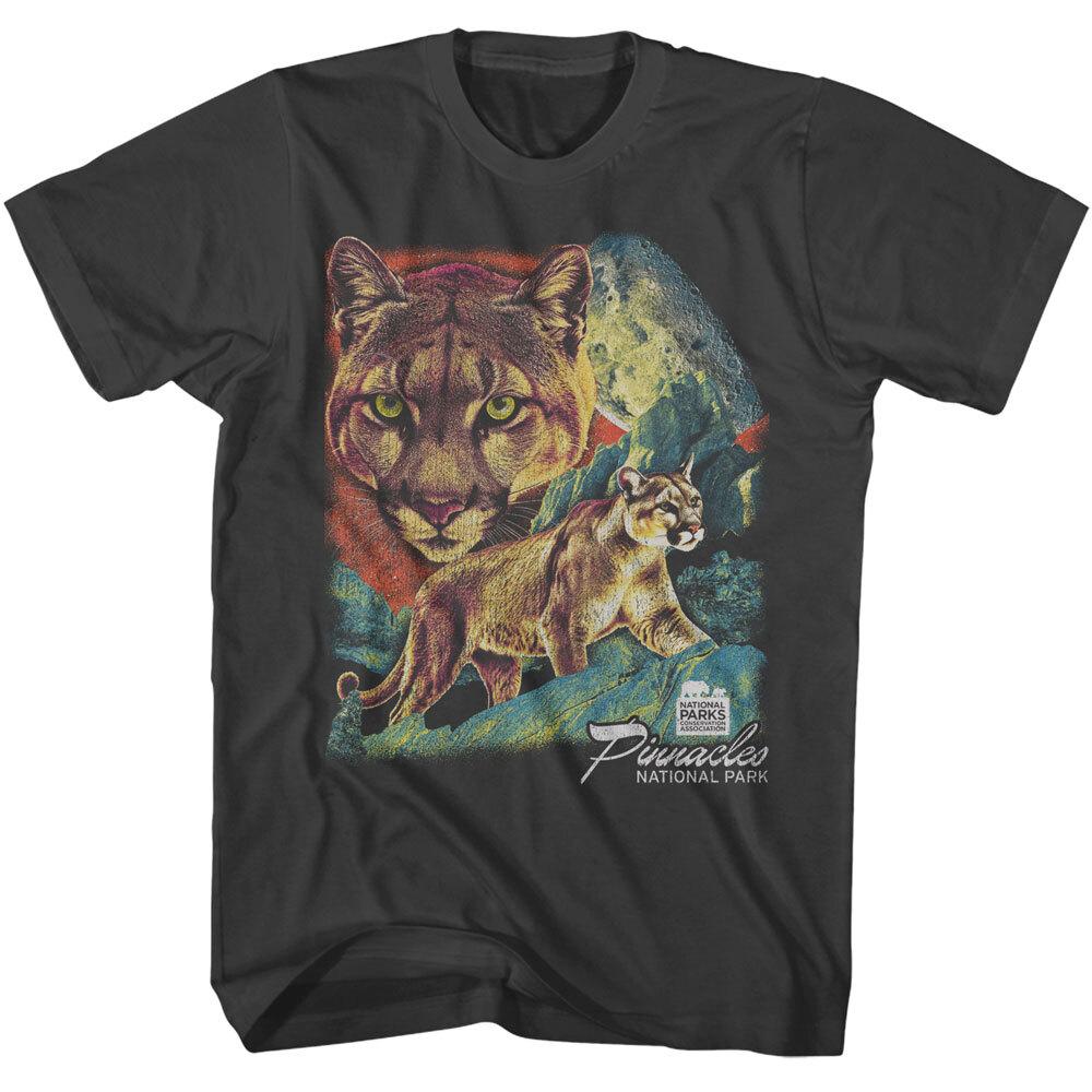 United States National Parks Pinnacles Mountain Lion Men T Shirt S