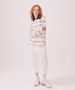 Minasu Mns Striped Cotton Collar T Shirt_Ivory