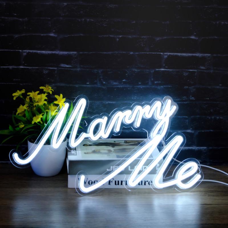 Better Together Neon Wedding Confession Light - Flexible Luminous Letters for Party Atmosphere