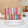 Portable Straw Shoulder Bag Ethnic Style Clutch Bag Fashion Mobile Phone Pouch  Outdoor