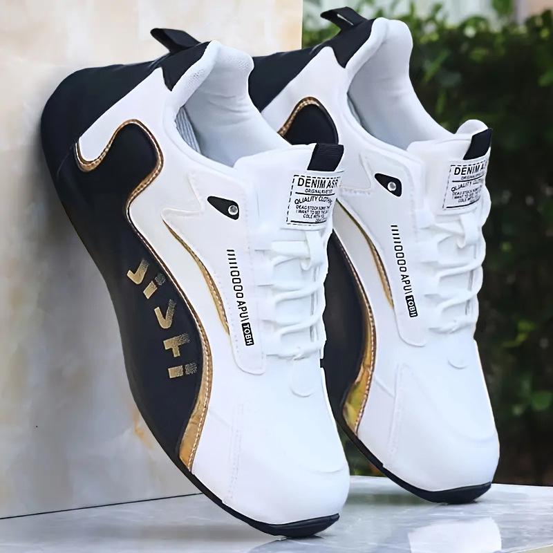 Men's Waterproof Leather Travel Shoes - Large Size, Non-Slip, All-Match Casual Sports Footwear for Autumn