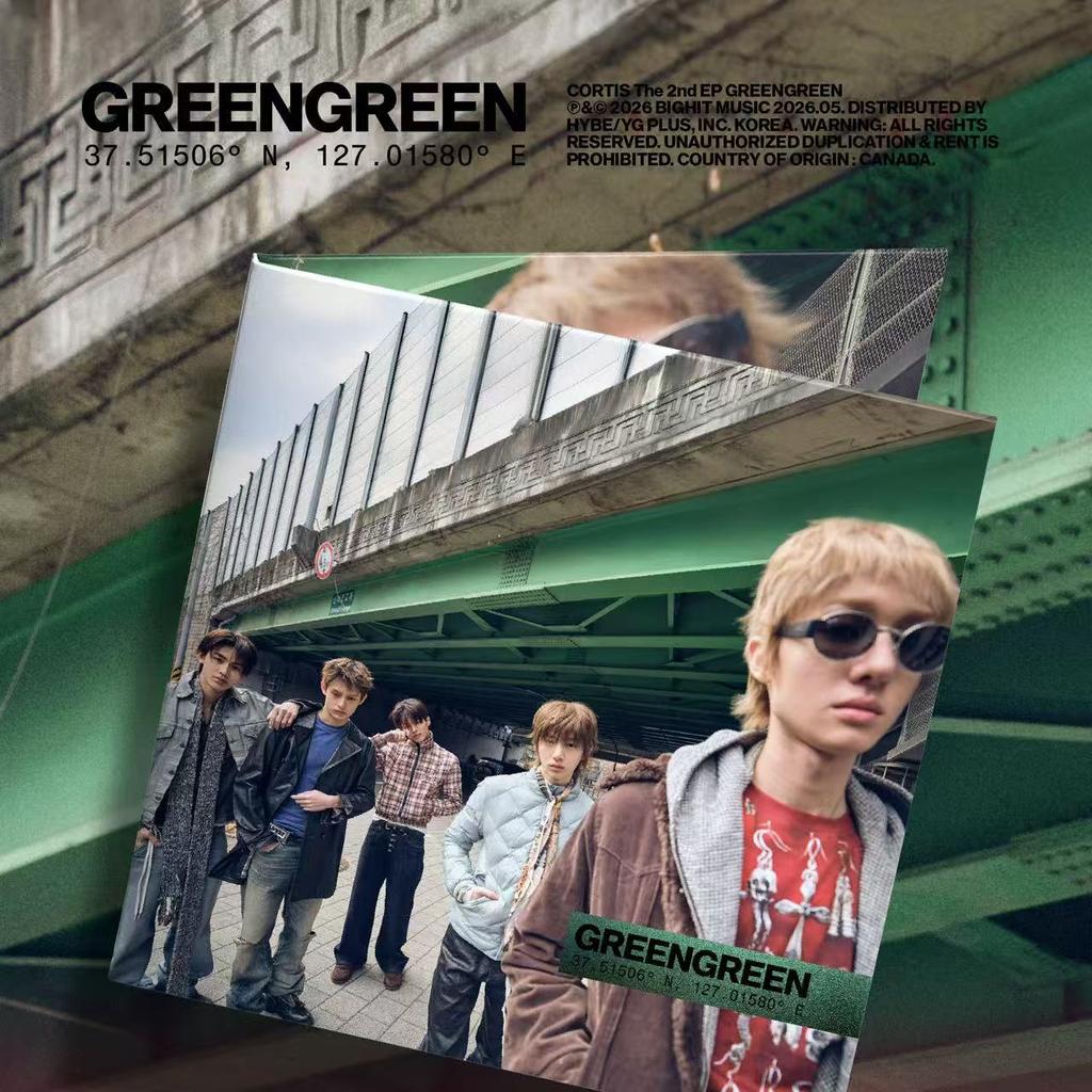 Al doilea album EP CORTIS [GREENGREEN] (vinilin) (Pre-comandă 60 de zile)