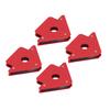 4 Stück 25lb Magnetischer Schweißpositionierer Edelstahl 45 Grad  90 Grad  135 Grad  180 Grad  Mehrwinkel