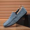 Men's Casual Shoes Suede Loafers New Low Top Sneakers Comfortable Mens Driving Shoes Moccasins Luxury Slip-on Men Shoes