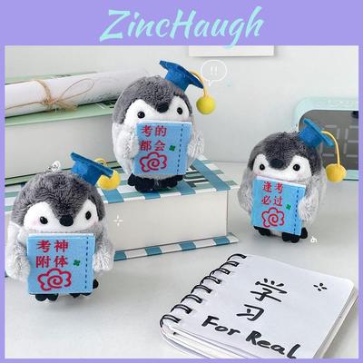 Charming Motivational Penguin Plush Toy For Students Graduation Season 8cm Customizable