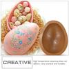 Guscio d'uovo di Pasqua Guscio d'uovo di Pasqua Stampo Stampo Stampo per Cioccolato Stampo Strumento per Cottura in Silicone Stampo Produttore di Pasticceria da Cucina Stampini per Artigianato Fai da Te