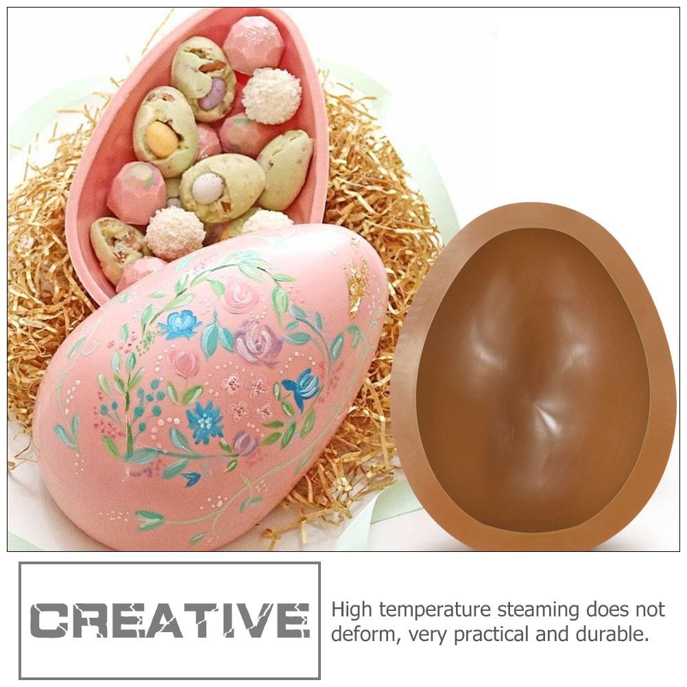 Guscio d'uovo di Pasqua Guscio d'uovo di Pasqua Stampo Stampo Stampo per Cioccolato Stampo Strumento per Cottura in Silicone Stampo Produttore di Pasticceria da Cucina Stampini per Artigianato Fai da Te