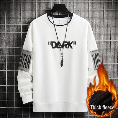 Herren Übergröße Kapuzenpullover Hip-Hop: Lässiges Langarm-Sweatshirt für Frühling und Herbst