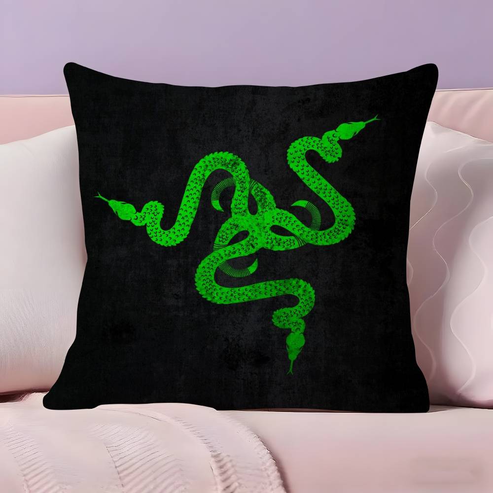 Retro R-Razer Pillow Case  Ultra Soft Skin Friendly Fabric Cloud Like Comfort & Concealed Zipper