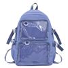 Schoolbag Japanese Ins Transparent Badge Pain Bag Backpack Women's Second Dimensional Comic-Con JK School Bag Student Girl Backpack