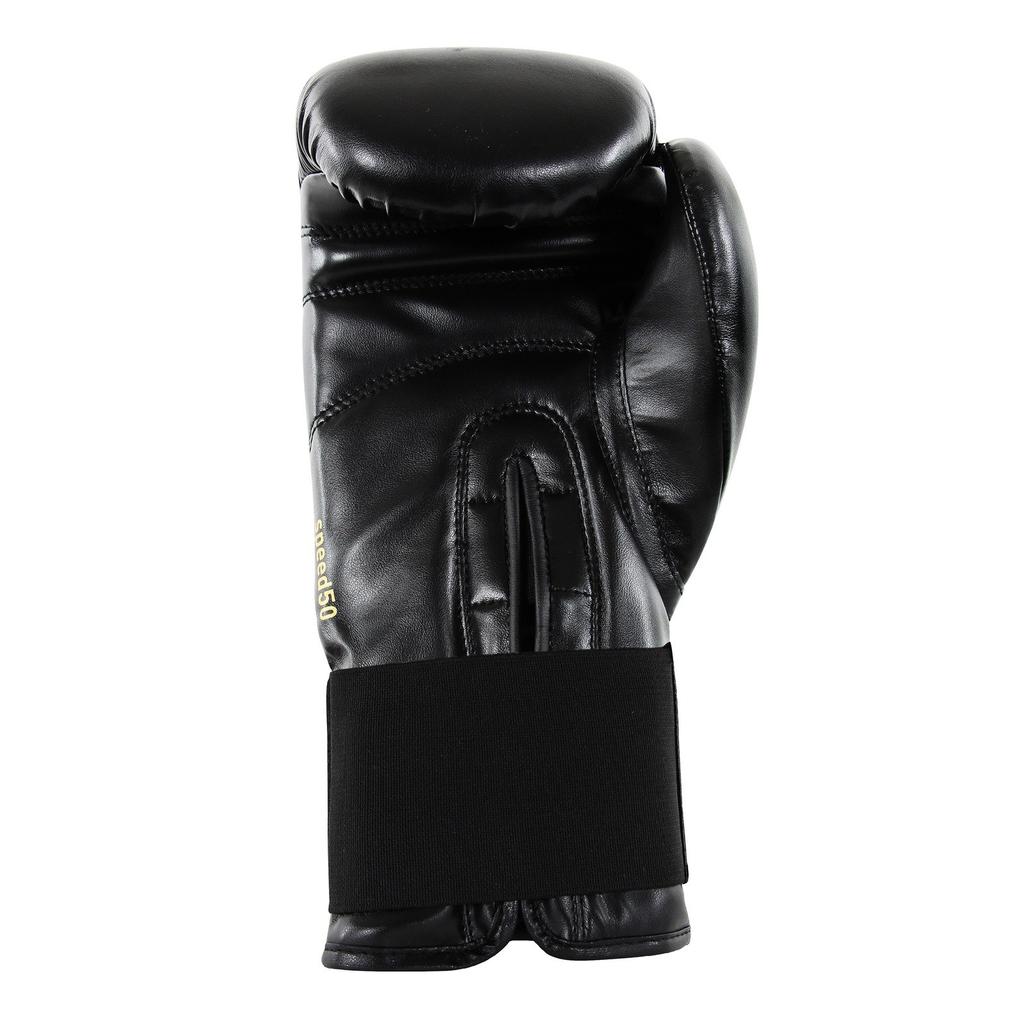 Adidas Speed 50 Boxing Gloves Black/Gold 12oz