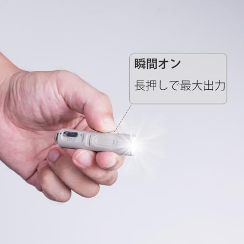 RovyVon A3 Pro G4 650mm High Lumen Ultra Bright Marble Surface EDC Flashlight, 700 High Lumen Ultra Bright EDC Mini, Small Size, Waterproof, USB-C Cha