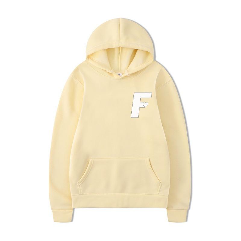 Autumn Winter Long Sleeves Casual Sports Hoodies Comfortable Warm Pockets Fashionable Letter Printed Loose Casual Sports Versatile Coat Hoodies