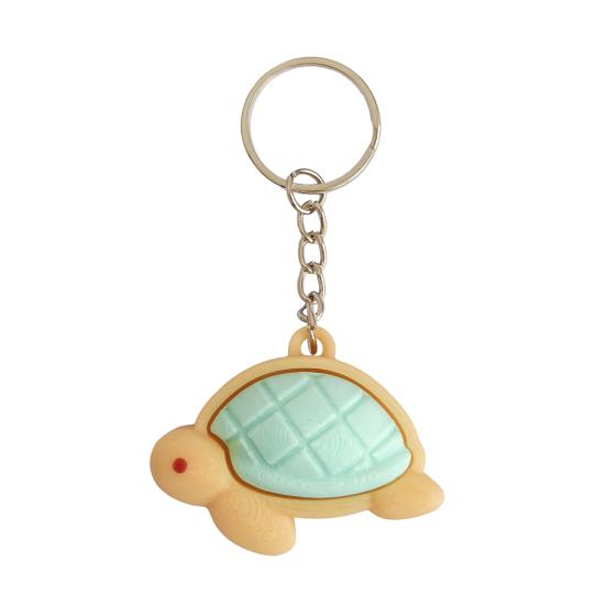 Keychain 3D Printing Sea Animal Design Turtle Crab Octopus Portable Pendant Decompression Stress Relief Key Chain
