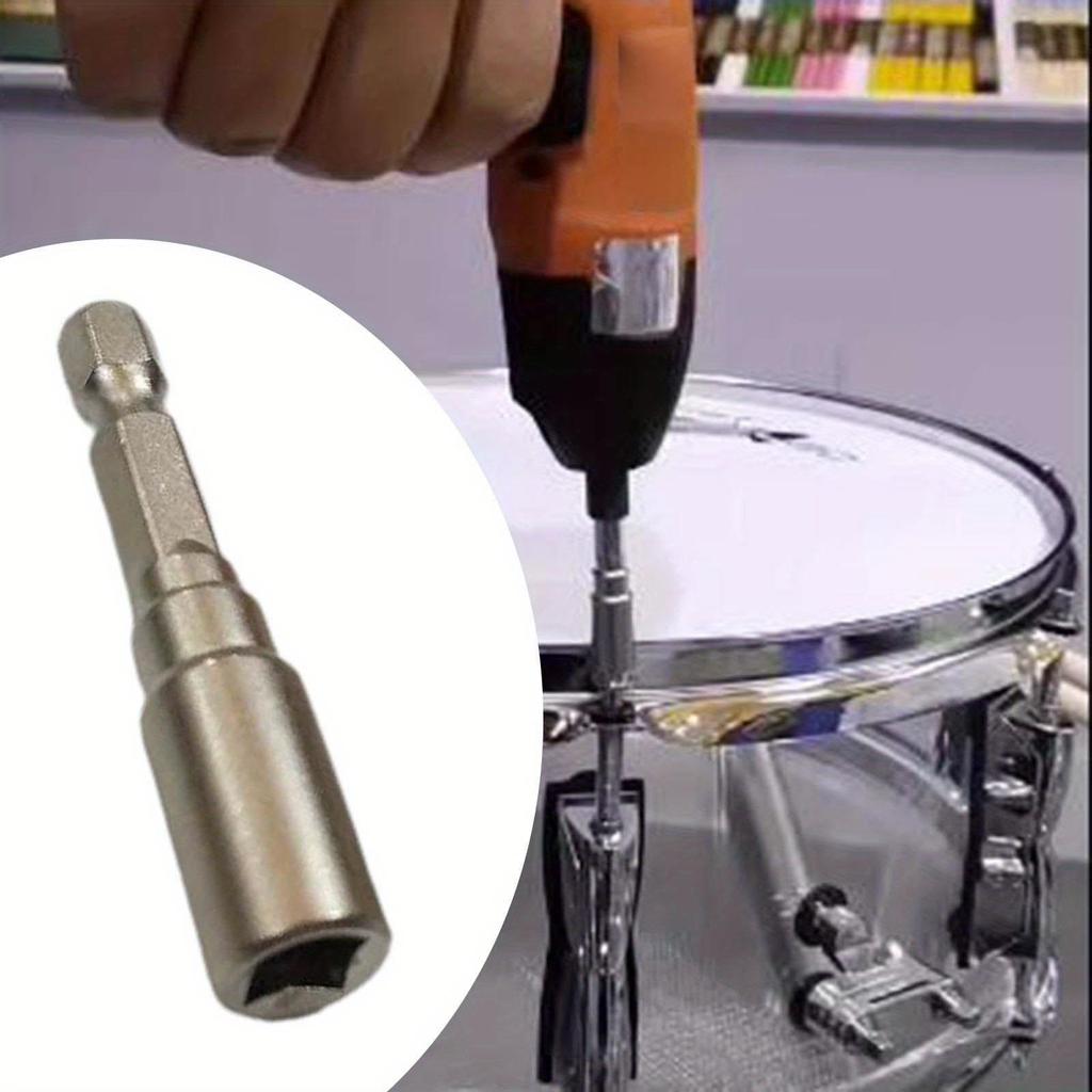 Alloy Drum Key Drill Bit, 1.57-inch - Durable, Rust-Resistant Tuning Accessory for Drummers, Compatible with Most Hand Drills and Screwdrivers