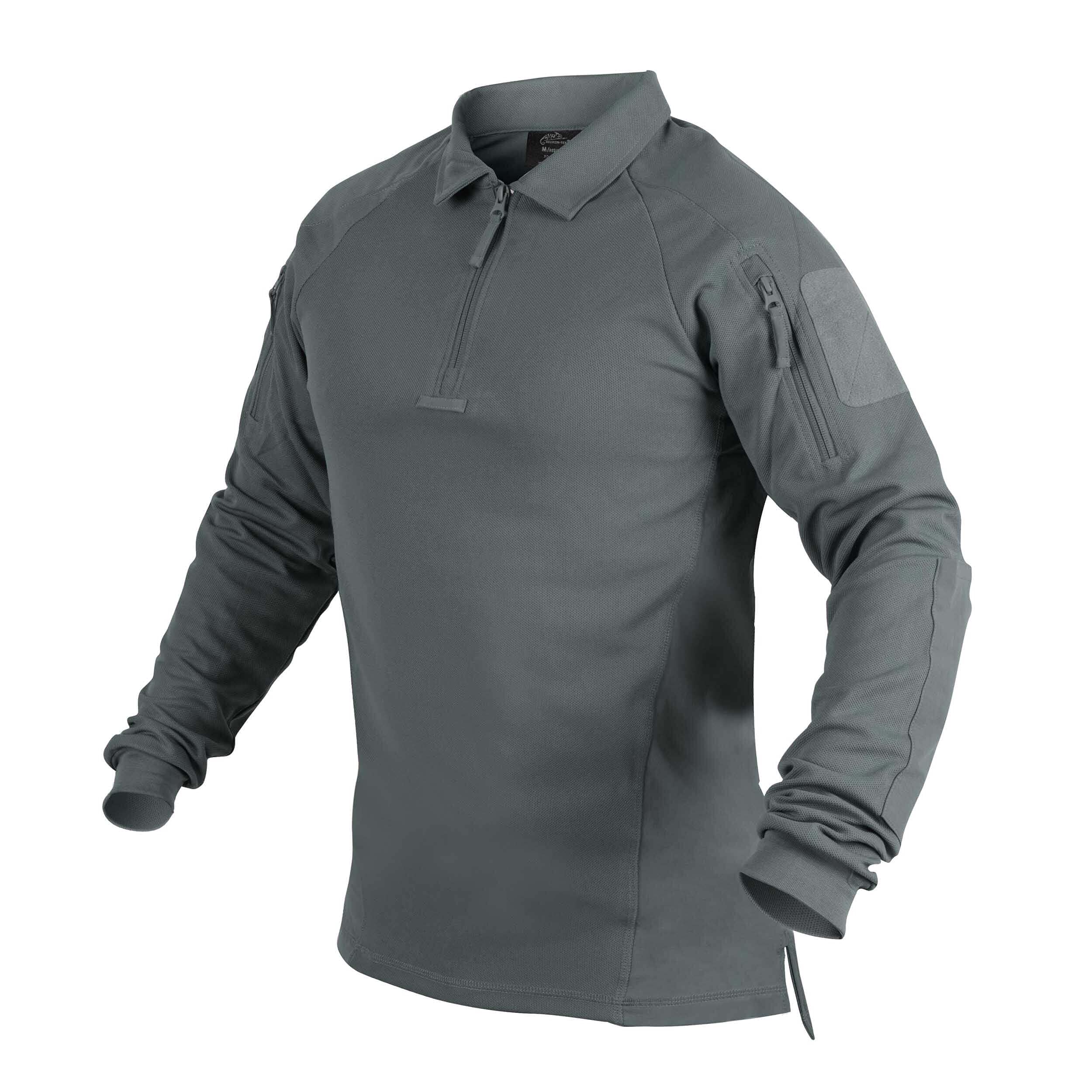 

HELIKON-TEX Range Polo Shirt, TOPCOOL, Cool and Quick-Drying (Size L, Shadow Gray)