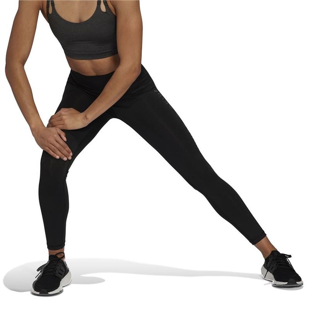 Long Sports Trousers Adidas Own Colorblock Black Lady