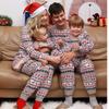 Festive 2024 European & American Parent-Child Christmas Pajama Set